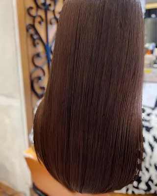 セミロング カラー 美髪ヘッドスパ🫧 西山紗奈江💆‍♀️のヘアスタイル