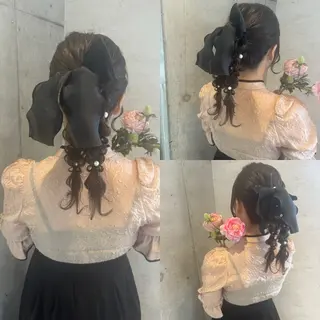 ロング ヘアアレンジ 美髪× ヘアセット✨Araiのヘアスタイル