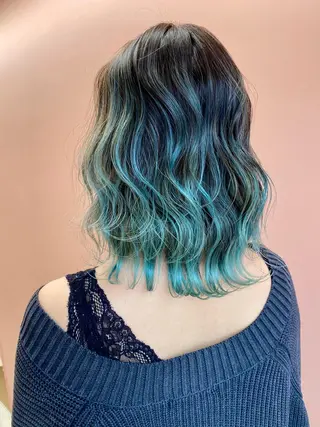 セミロング カラー welring hair salonのヘアスタイル