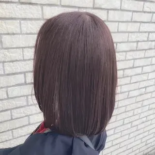 ミディアム カット/艶カラー🎨 平間千賀のヘアスタイル