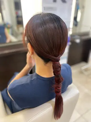 セミロング ヘアアレンジ 石垣廣乃 /Hironoのヘアスタイル