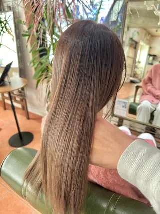 ロング カラー 石井 佑樹のヘアスタイル