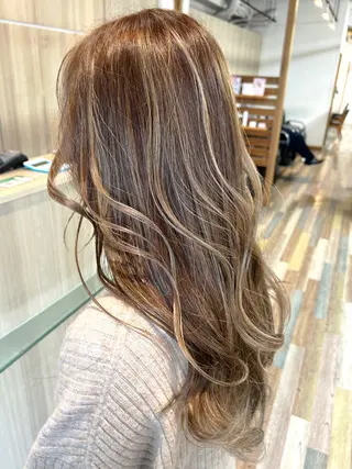 セミロング カラー ❤️千葉県代表❤️ 店長❤️柿本翔一朗のヘアスタイル