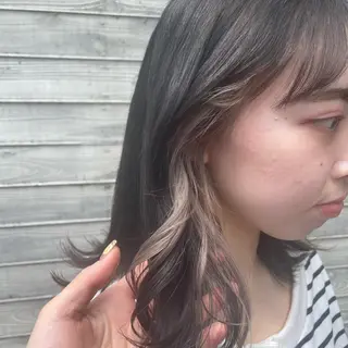 ミディアム 【美ボブ.艶カラー. 梅田茶屋町】midoのヘアスタイル