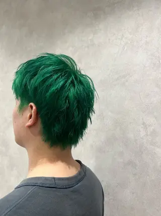 ショート カラー メンズ ☁ 🍀 ̖́-MIWAのヘアスタイル
