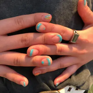 ネイル 新井 ひなののネイルデザイン