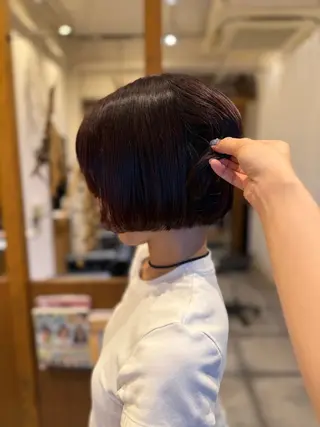 ショート カラー 🤍江坂 ハヤシアヤナ🤍のヘアスタイル