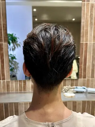 ショート メンズ 横浜/メンズ特化/ Farbe/田中颯斗のヘアスタイル