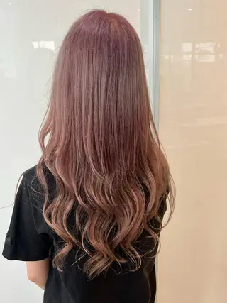 カラー 與座 小遥のヘアスタイル