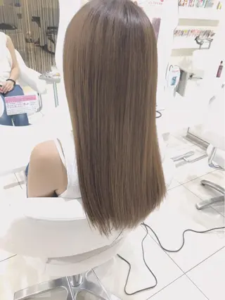 ロング カラー 上田 篤史のヘアスタイル