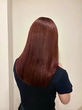 セミロング カラー カットパーマモデル 募集中🧺アンジュのヘアスタイル