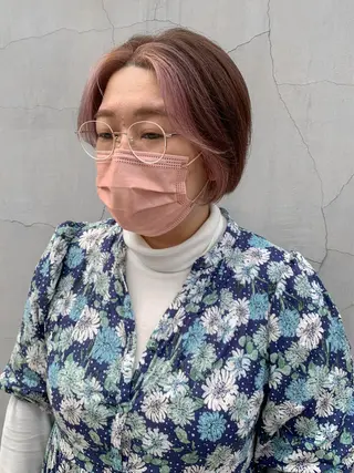 ショート カラー ヘアアレンジ yuka .のヘアスタイル