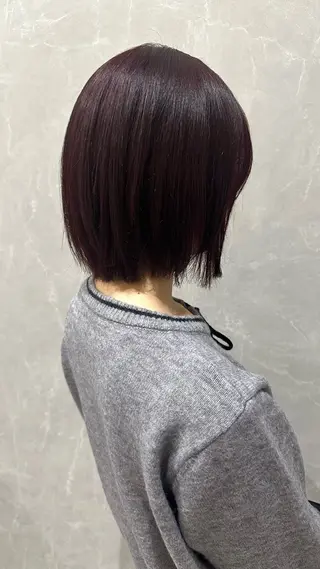 ショート カラー 癖毛改善縮毛矯正 /中山なかやまのヘアスタイル