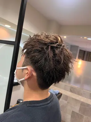 パーマ メンズ 樅木 恒毅のヘアスタイル