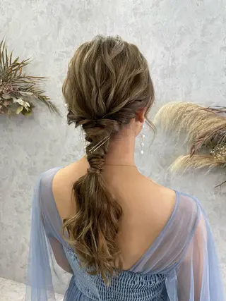 ロング ヘアアレンジ Takagi Nanamiのヘアスタイル