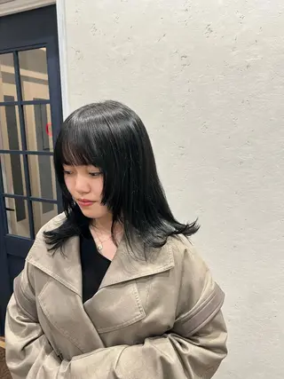 ミディアム カラー ナチュラルカラー 錦糸町【三橋衿奈】のヘアスタイル