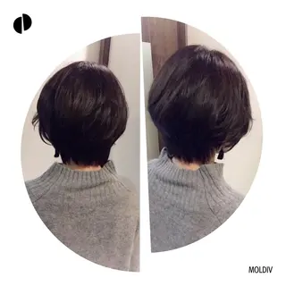 ショート カラー ✨縮毛矯正✨髪質改善 ナカシマ ユミのヘアスタイル