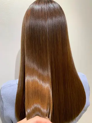 ロング 縮毛矯正/髪質改善 コヤマのヘアスタイル