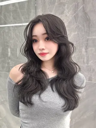 セミロング カラー kaho /レイヤーカットのヘアスタイル