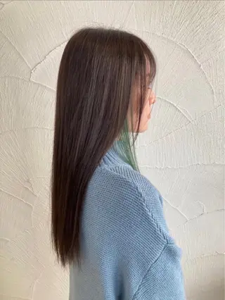 ロング カラー 畑澤 和果のヘアスタイル