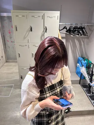 カラー 透明感ベージュ🤎 ナチュラルレイヤーのヘアスタイル