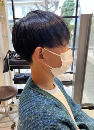 メンズ ハイライト特化小澤 奈津美のヘアスタイル