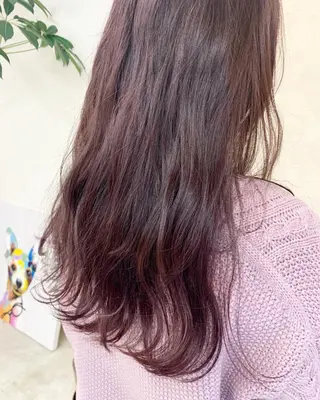 ロング カラー ヘアアレンジ 眉毛ワックス konomiの眉毛・アイブロウイメージ