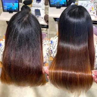 ロング パーマ 饒平名 知也のヘアスタイル