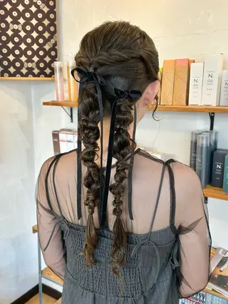 ロング ヘアアレンジ reika 🩰のヘアスタイル