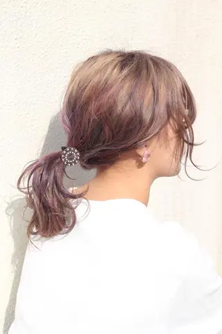 ロング カラー ブリーチ難民の救世主 サロンINK.渋谷のヘアスタイル