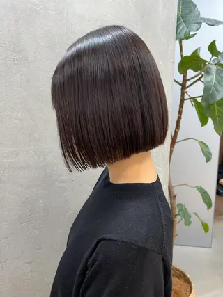 ショート カラー 谷町/Le'a /竹原しおなのヘアスタイル