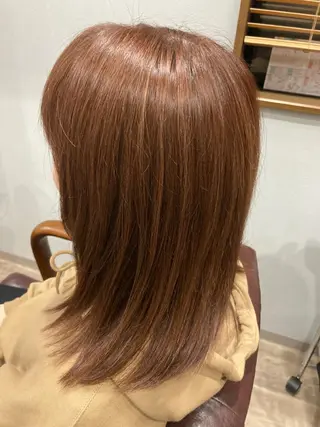 ミディアム カラー 今井 里美のヘアスタイル