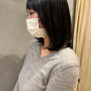 ミディアム カラー パーマ ヘアアレンジ マツエク・マツパ 高井瑠華🌼 ストカールカット特化のヘアスタイル