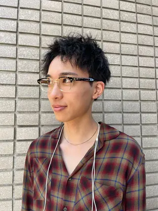 ショート パーマ SASAnagano 岩下サードゥのヘアスタイル