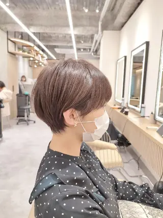 ショート 【似合わせ・レイヤー ・パーマ】海気のヘアスタイル