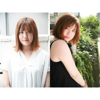 ショート ミディアム 髪質改善縮毛矯正 専門店のヘアスタイル