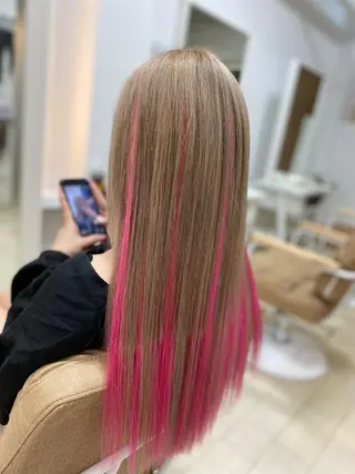 ミディアム カラー パーマ ヘアアレンジ メンズ キッズ ネイル マツエク・マツパ アイブロウ 🧡可愛い色落ち🧡 ハイトーン特化🧡のヘアスタイル
