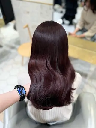 ロング カラー costes 今井芽依のヘアスタイル