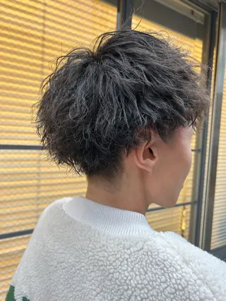 ショート パーマ メンズ 【メンズモデル募集】 Bassa所沢のヘアスタイル
