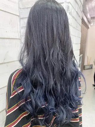 ロング カラー ヘアアレンジ 北間 寛哉のヘアスタイル