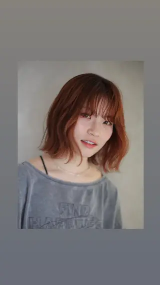 ミディアム enn 髪質改善🩷 曽根依咲のヘアスタイル