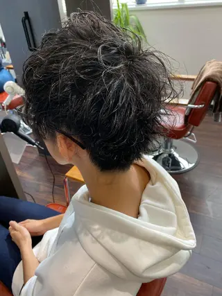 パーマ メンズ 川合 勇気のヘアスタイル