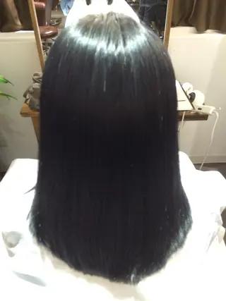セミロング カラー CHAINON 近鉄奈良店のヘアスタイル