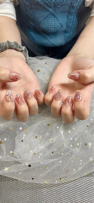 ミディアム カラー ネイル Ryoko Nailのネイルデザイン