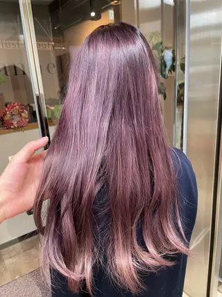 ロング カラー 髪質改善/ブリーチ 田代 龍我のヘアスタイル