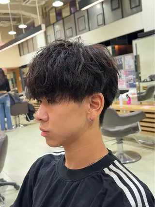 メンズ 暖色ｶﾗｰ/ﾚｲﾔｰ ｶｯﾄ/Yunaのヘアスタイル