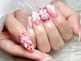 ネイル ゆりか ジョアアンジェ福島のネイルデザイン