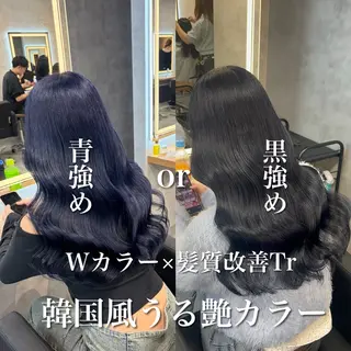 カラー ブリーチなしの達人 🌈KAITOのヘアスタイル