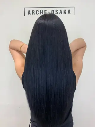 ロング カラー 髪質改善サロン 心斎橋ARCHEのヘアスタイル