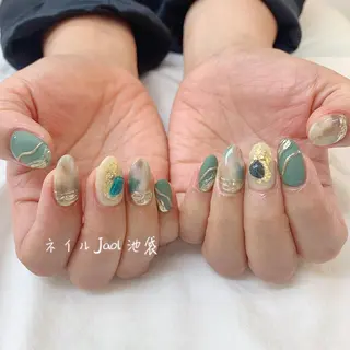 ミディアム ネイルJaol 池袋のネイルデザイン